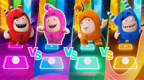 Oddbods Fuse Oddbods Newt Oddbods Slick Oddbods Pogo Tiles Hop