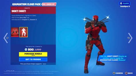 NEW Adamantium Claws Pack Fortnite Battle Royale YouTube