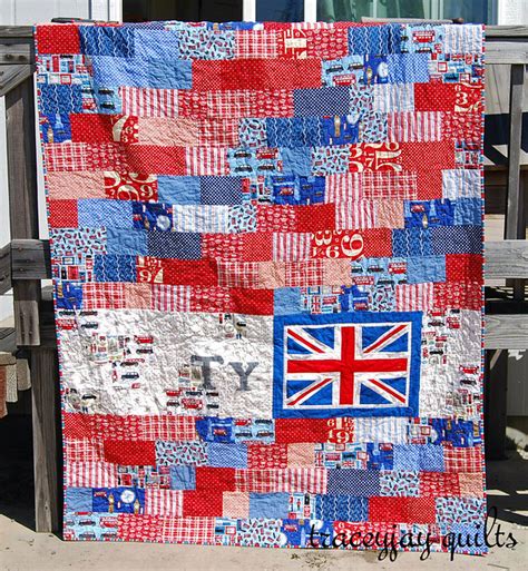 traceyjay quilts: Union Jack quilt for Ty (finished quilt and free ...