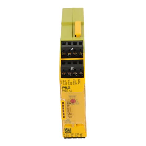 PNOZ/S4/24VDC | 750104 | 750104 | PILZ SAFETY RELAY PNOZ S4 24VDC 3 N/O ...