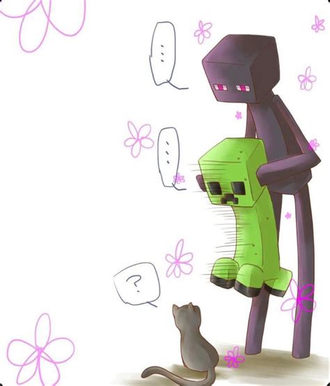 Communicate With Cats 🐱 Imagenes De Enderman Creeper De Minecraft