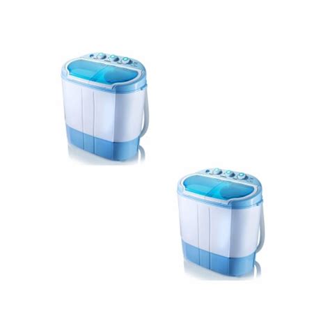 Pyle 2 In 1 Portable Mini Top Load Washing Machine And Spin Dryer Unit 2 Pack 2 Piece Kroger