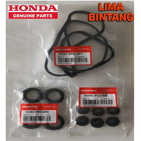 Valve Cover Gasket With Plug Seal Valve Cover Bush For Honda Civic FD