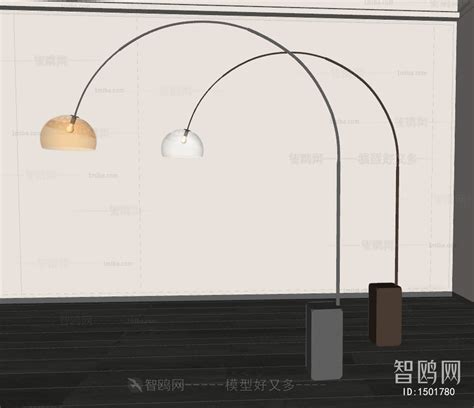 Modern Floor Lamp Sketchup Model Download Model Id544235941 1miba