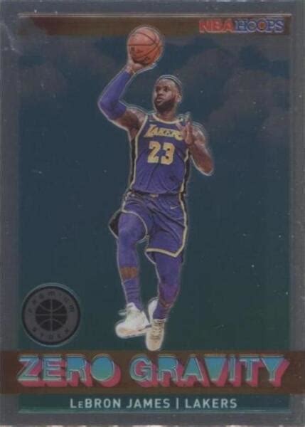 Panini Nba Hoops Premium Stock Zero Gravity Lebron James