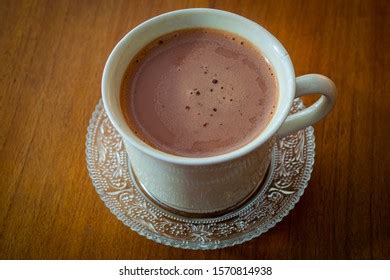 Hot Chocolate Drink Minuman Coklat White Stock Photo Shutterstock
