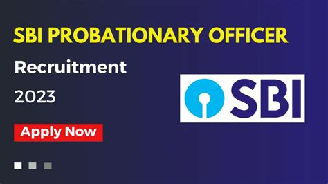 Sbi Probationary Officer Recruitment 2023 − 2000 Posts Apply Online