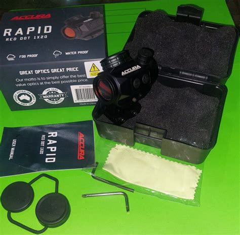 Mount Morgan Outdoors » Blog Archive ACCURA Rapid Red Dot 1 x 20 Scope ...