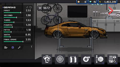 Nissan Gtr Pixel Car Racer