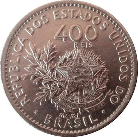 400 Réis Liberty Brazil Numista