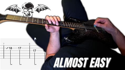 Avenged Sevenfold Almost Easy POV Guitar Cover 2024 SCREEN TABS