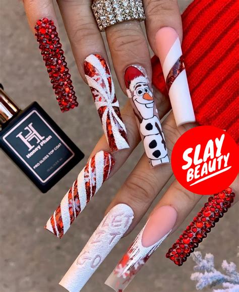 Dazzling Extravagant Festive Vibe Jet Set Babe Press On Nails Slaylebrity