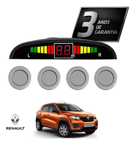 Sensor De Ré Estacionamento Prata Renault Kwid 2019 2020 Parcelamento