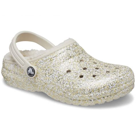 Crocs Toddlers Classic Glitter Lined Girls Clogs Kids From Charles