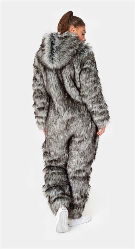 Winter Is Coming So What Jumpsuit Grey Mel In 2020 Fur Street Style