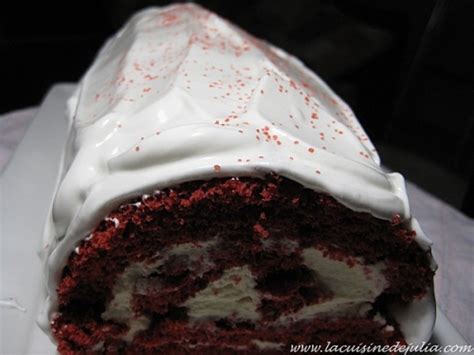 Recette B Che De Noel Red Velvet Rouge Velours Au Mascarpone Et