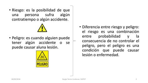 Riesgos Y Peligros En El Sector Industrial PPT