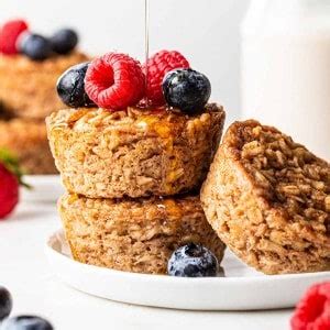 Baked Oatmeal Cups JoyFoodSunshine