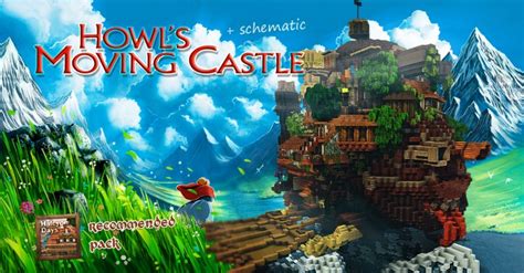 Howl's Moving Castle Minecraft Map