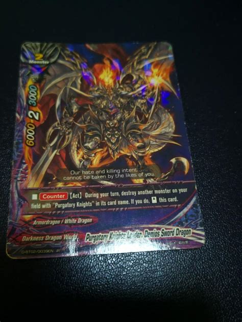 Buddyfight : purgatory Knights Leader, Demios Sword Dragon, Hobbies & Toys, Toys & Games on ...