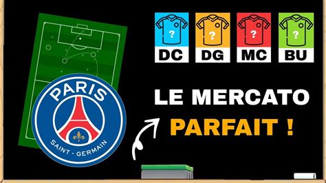 Le Mercato Estival Parfait Du PSG Saison 2023 2024 YouTube