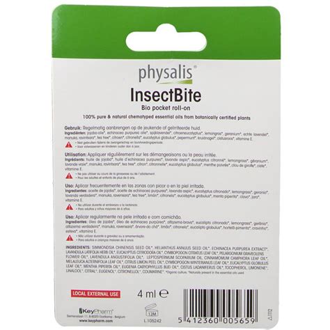 Physalis InsectBite Roll On Bio 4 Ml Farmaline Be