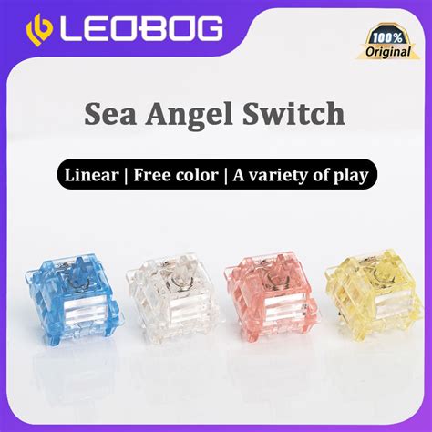 Leobog Sea Angel Switch Mechanical Keyboard Hot Swap Linear Mute Switch Pin Thick Mahjong