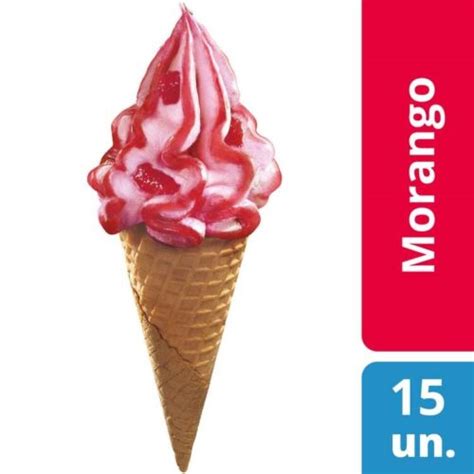 Cornetto Soft Paixão de Morango BAROSA Congelados Manuel de Sousa