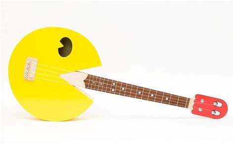 Celentano Woodworks Pac Man Ukulele Noveltystreet