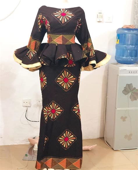 Latest Ankara Skirt And Blouse 2019 2020 For African Nigeria Wedding