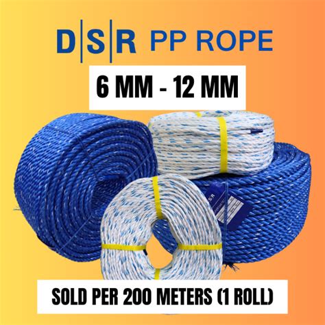 Mm Mm Polypropylene Pp Rope Dsr Korea Sold Per Roll Meters