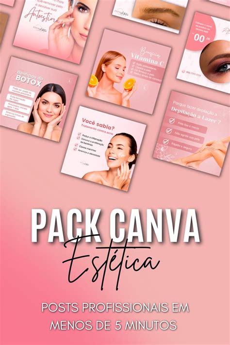 The Back Cover Of Pack Canva Estifica