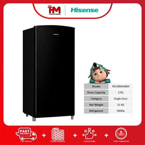 Hisense Rr D Abm L Single Door Fridge Refrigerator Lazada