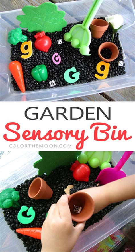 A Garden Sensory Bin You Can Make In Minutes