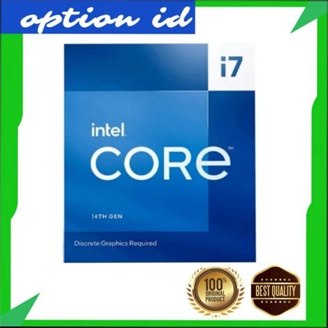 Jual Intel Core I7 14700f Box Lga 1700 Processor Gen 14 Raptor Lake R