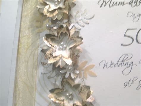 MISSY G DESIGNS: Golden wedding card