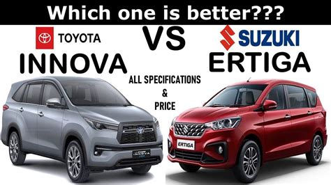 All New Toyota Innova Vs All New Suzuki Ertiga Which Is Better