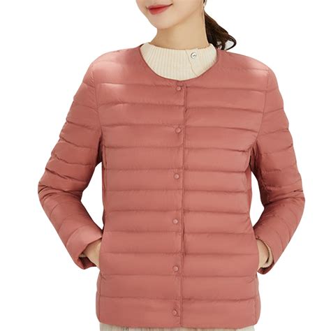 Womens Packable Ultra Light Weight Short Down Womens Casual Jacket Ebay