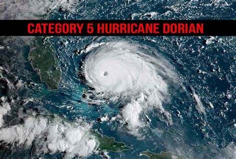 Category 5 Hurricane Dorian Prepares to Crush the Bahamas as It Crawls ...