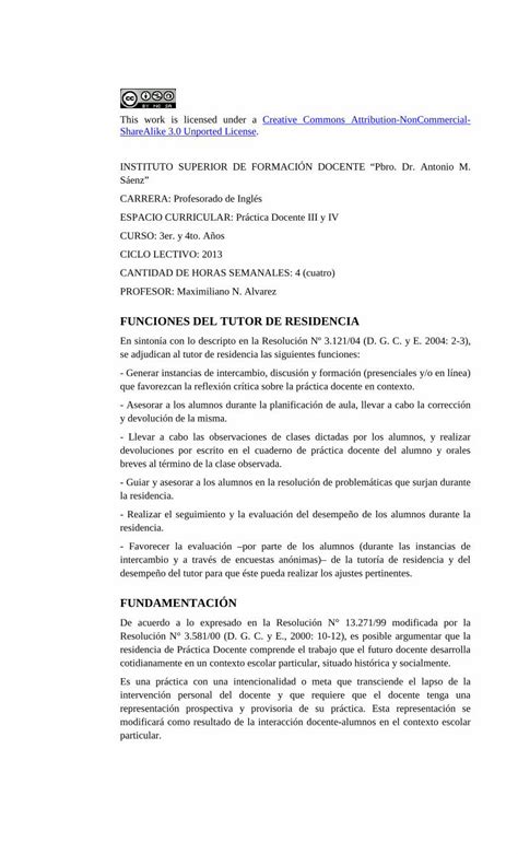 Pdf Funciones Del Tutor De Residencia Pdf Fileintervenci N Personal