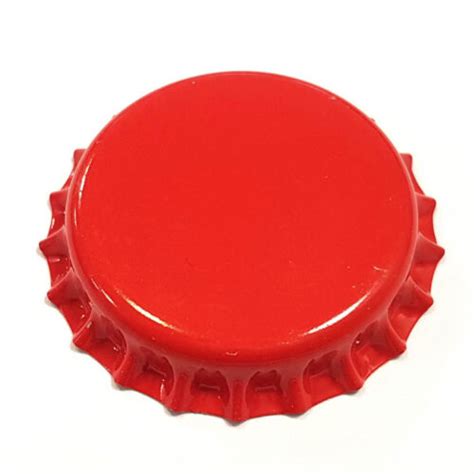 Red 26mm Beer Crowns Bottle Jar Store