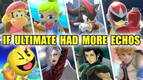 18 Echo Fighter Skins 1 Minute Mods Shorts Compilation Super Smash