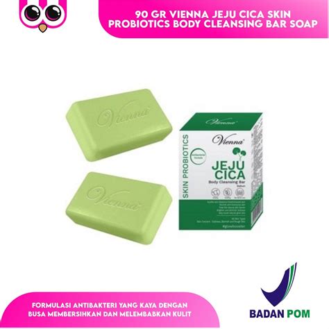 Jual Gr Vienna Jeju Cica Skin Probiotics Body Cleansing Bar Soap