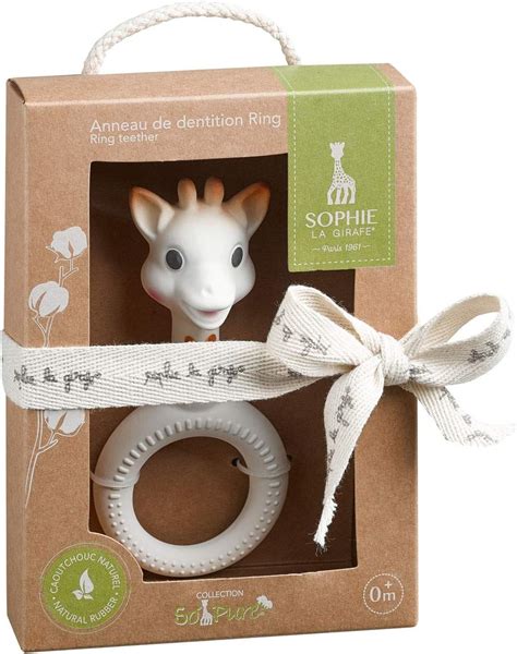 Sophie La Girafe Teething Ring 100 Natural Rubber Multi Textured