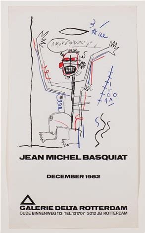 Exhibition Poster Jean Michel Basquiat Galerie Delta Rotterdam Von