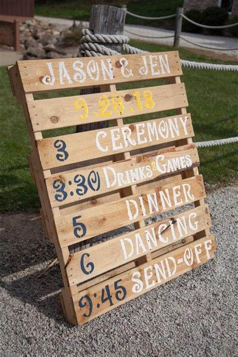 10 Diy Pallet Sign Ideas For Wedding