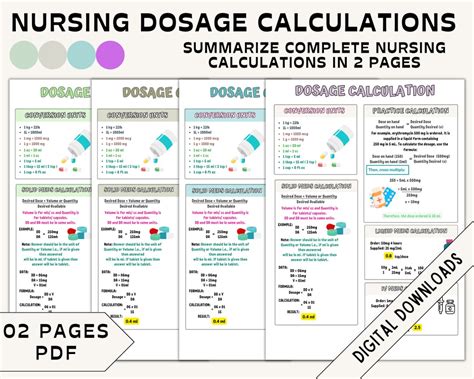 Dosage Calculations Nursing Dosage Calculations Dosage Calculation