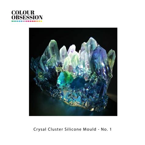 Crystal Cluster Silicone Mould No Colour Obsession