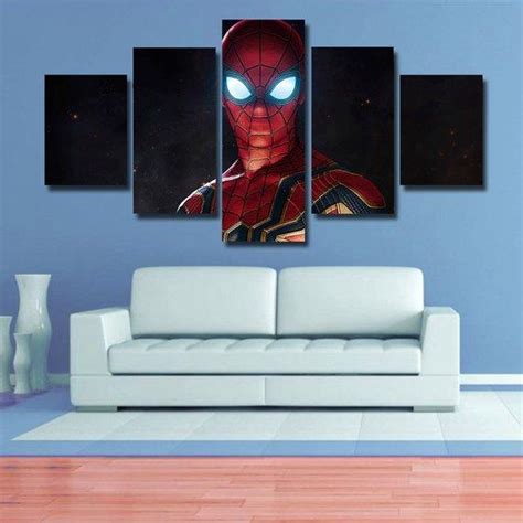 Spider Man 55 Dc 5 Panel Canvas Art Wall Decor Canvas Storm