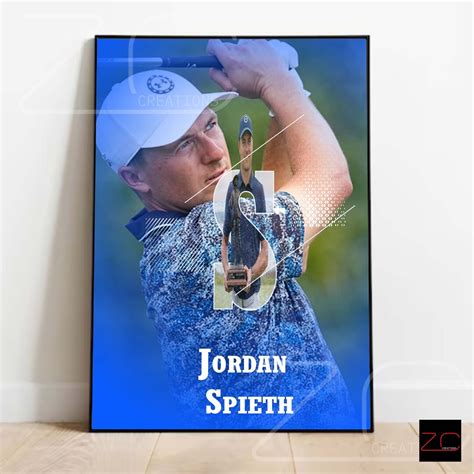 Jordan Spieth Golf Motivational Poster Sports Poster Modern Etsy